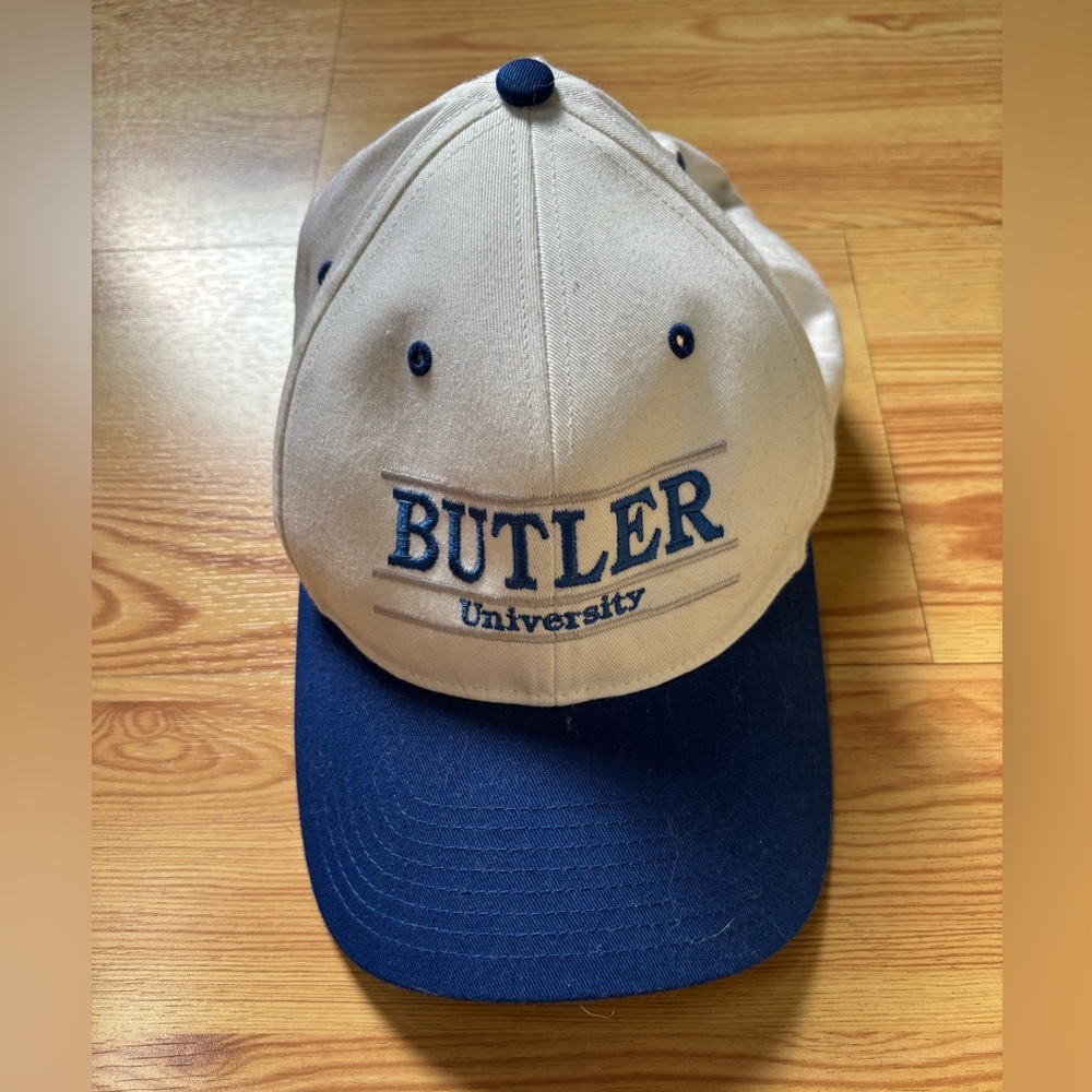 Butler University Cap with Blue Brim